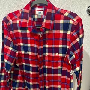 Plaid Button Down Casual Shirt